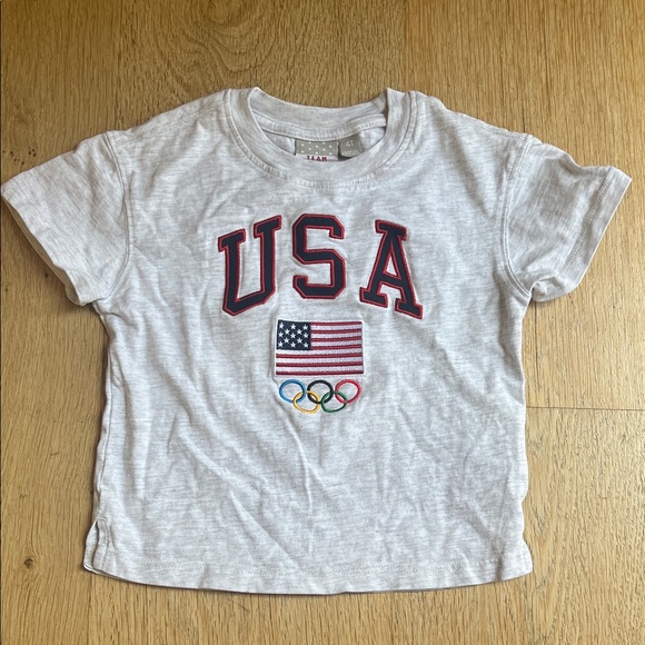 Kids USA Olympic Tee - Light Gray - Picture 1 of 2